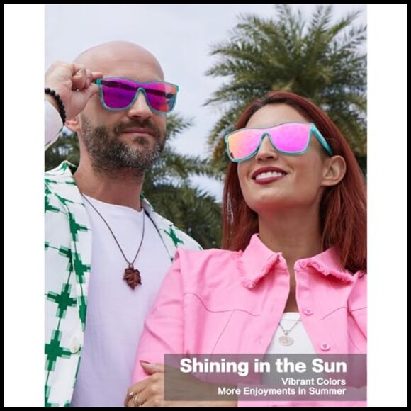 Polarized Mirrored Sunglasses UV Protection TR90 Frame Adjustable main image 5
